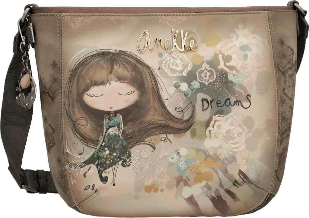 Sac bandoulière ovale multicolore Anekke - Petit sac à main femme
