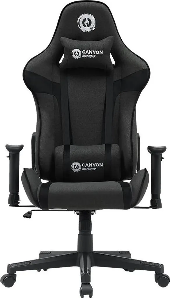 Chaise Gaming Canyon FCH01 Crest Grise - Idéale pour Télétravail et Jeu