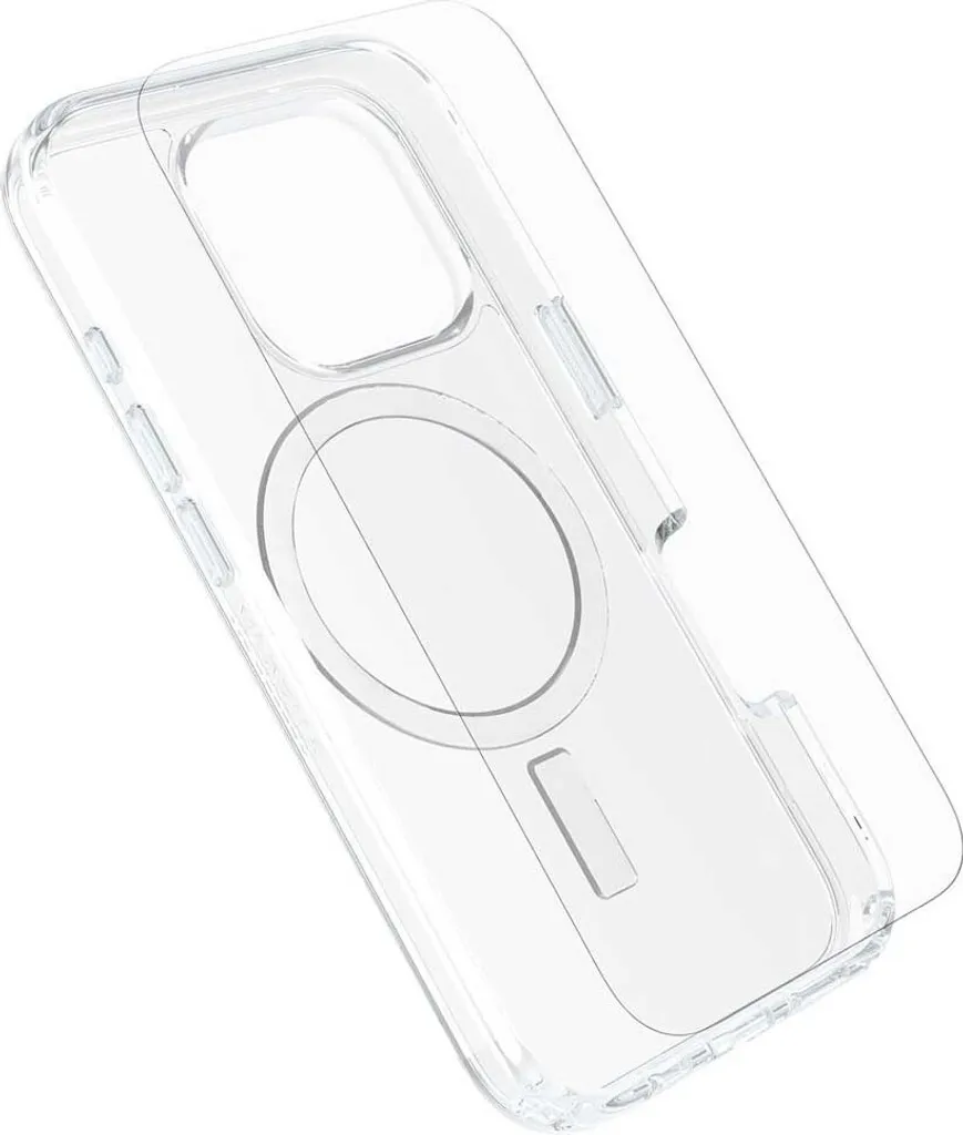 Kit Accessoires iPhone 16 Pro Coque Transparente MagSafe et Écran Verre EU