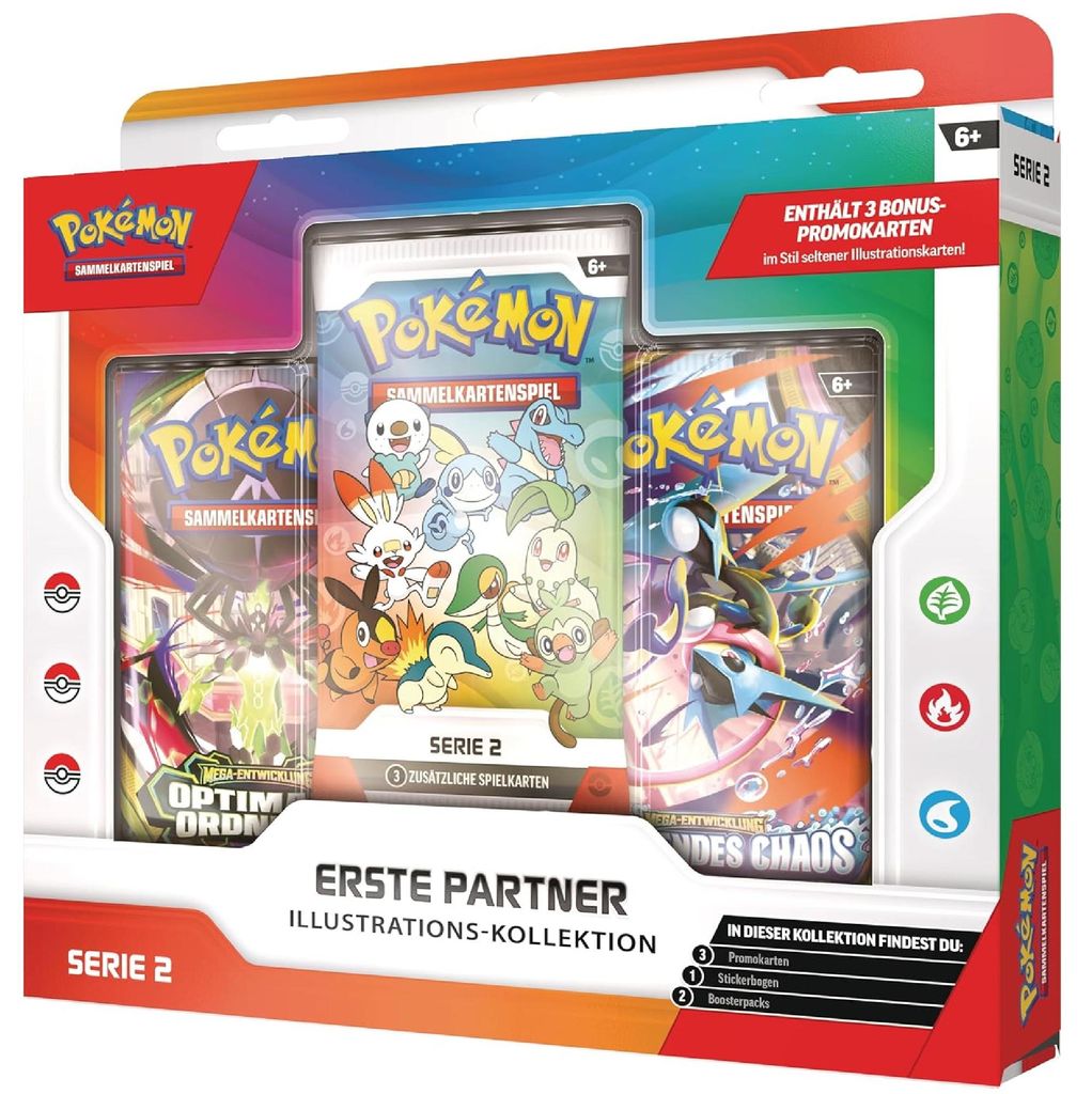 Pokémon Erste-Partner Illustrations-Kollektion Serie 2 Produktbild 