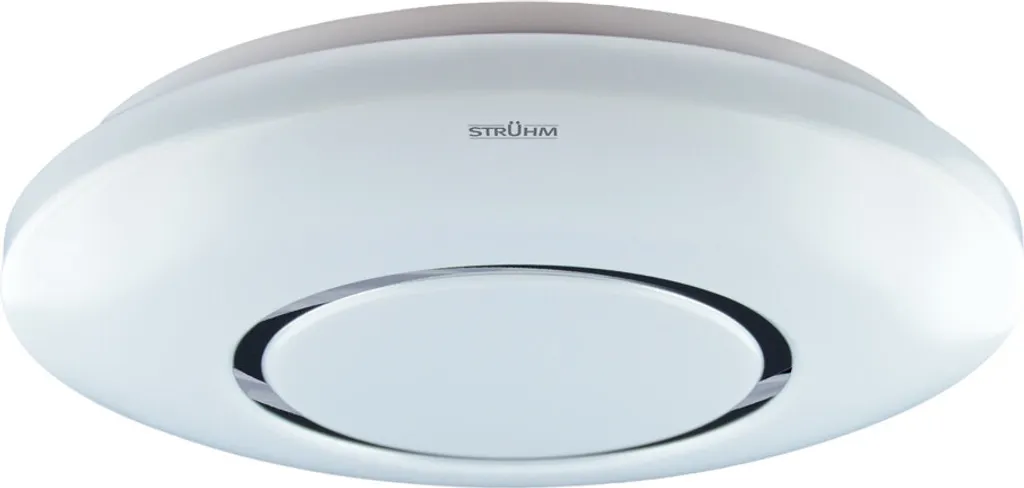 Plafonnier blanc LED 16W neutre RINGE Struhm pour salle de bain Ø35cm