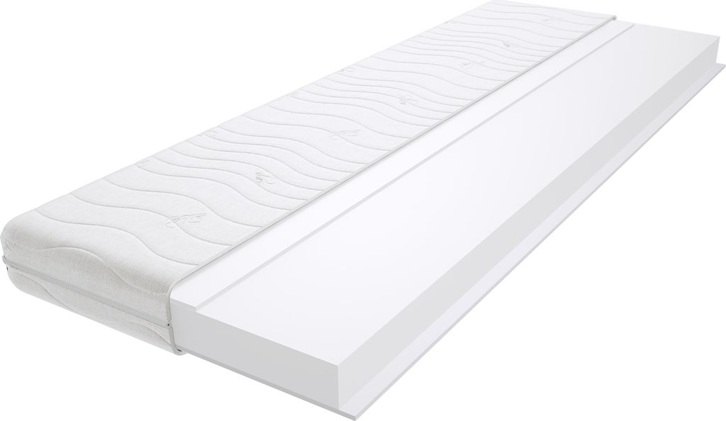 Schaumstoff Matratze 70x205 cm Doppelmatratze, H3 Mittelfest Komfortschaummatratze 9 cm Hoch mit Klimafaser, Hypoallergen, HR-Schaum, Wendematratze...