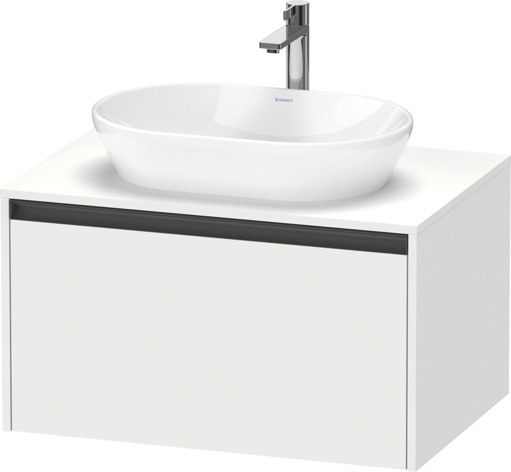 Duravit Ketho.2 Wastafelonderkast 80x55x45,9 cm Mat Wit