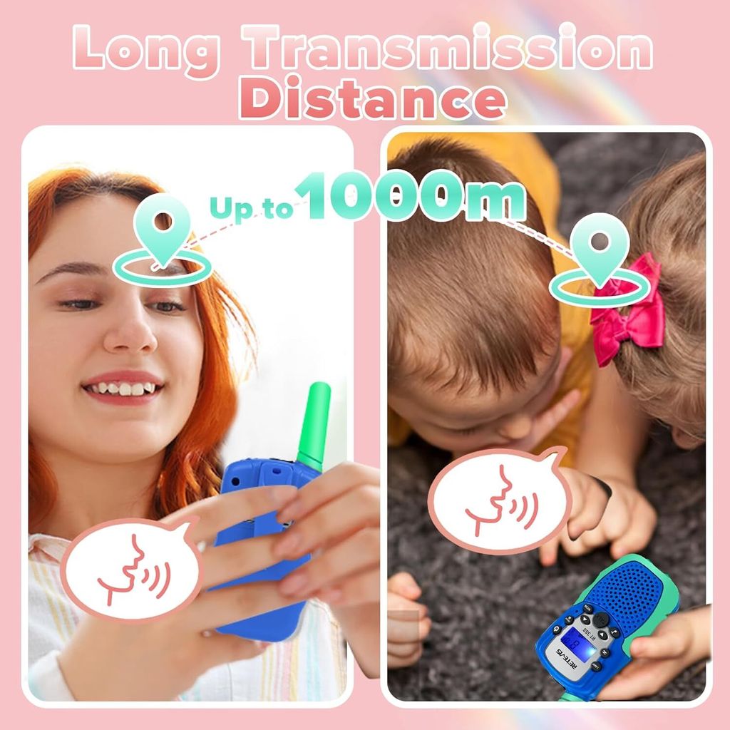 Retevis RT388 Walkie Talkie Kids, hračka, dárky pro Obrázek produktu 8