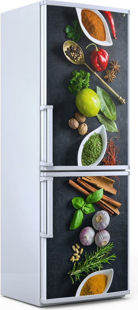 Magnete Dekorative - 70 cm x 190 cm - Küche - Magnetmatte Kühlschrankmagnete - Gewürze Gemüse