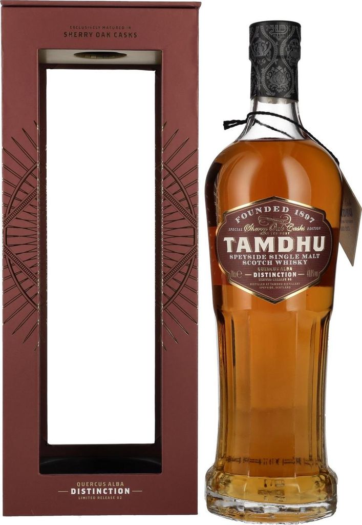 Tamdhu DISTINCTION II Speyside Single Malt Scotch Whisky 48% Vol. 0,7l in Geschenkbox
