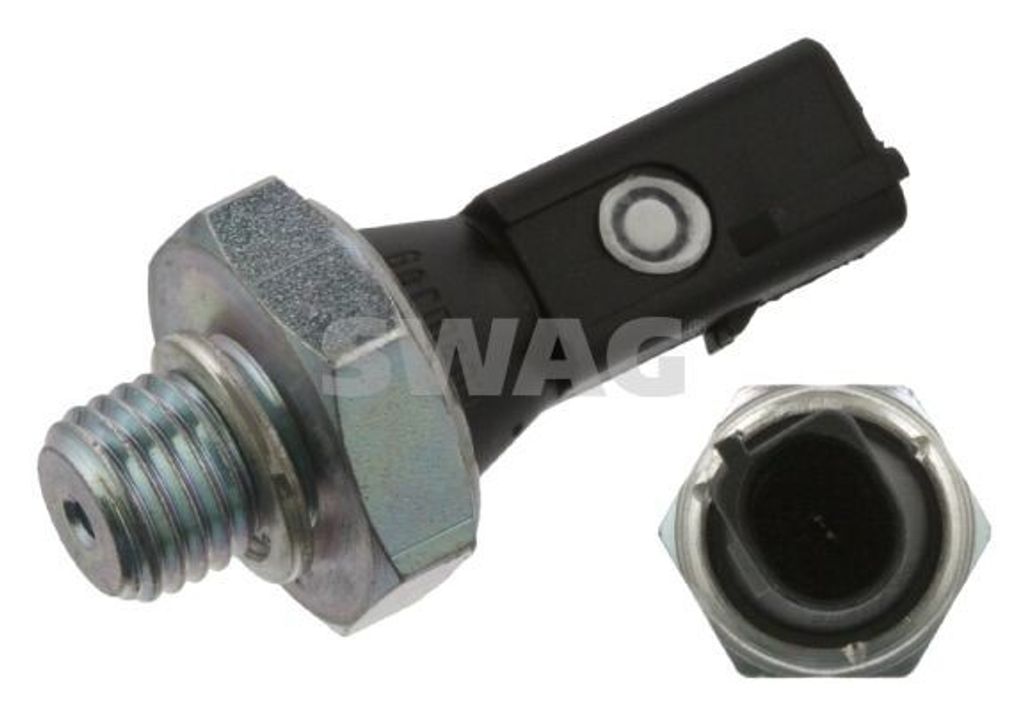 SWAG 10 93 6489 Öldruckschalter Öldrucksensor passend für MERCEDES-BENZ A-Klasse (W169) B-Klasse (W245) für SMART FORTWO Coupe (451)