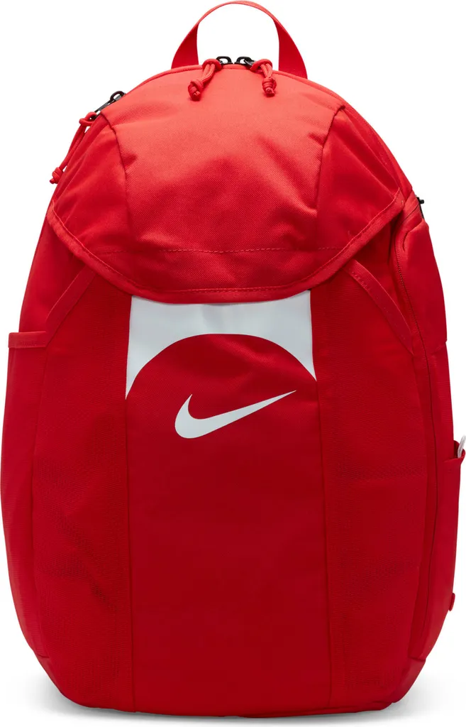 Sac à dos Nike Academy Team rouge imperméable avec sa housse de pluie