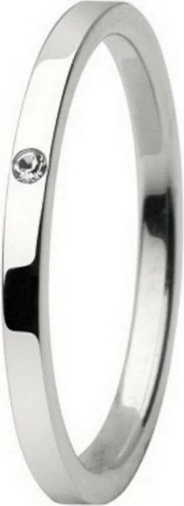 Skagen JRSS025SS Anello Agnethe: Acciaio 316L e Perla Bianca