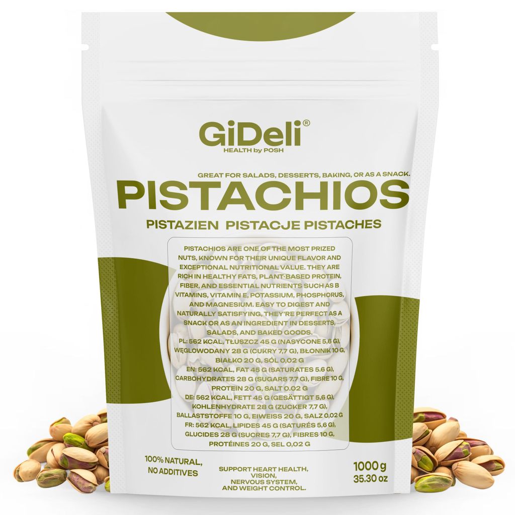 Pistacchi 1 kg, tostati, salati, con guscio, vegani, adatti Immagine del prodotto 