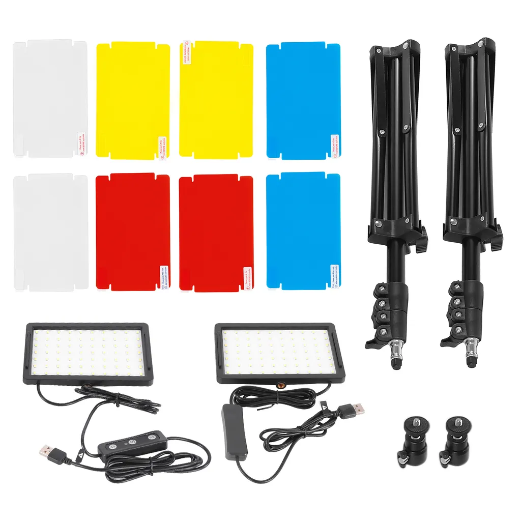 Éclairage LED pour Vlogging et Selfie avec Trépied de Bureau Stable - 3