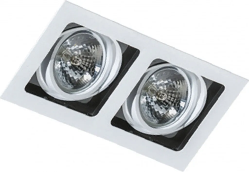 Faretto Azzardo Sisto 2 Bianco AZ1447 | Illuminazione Incasso Design