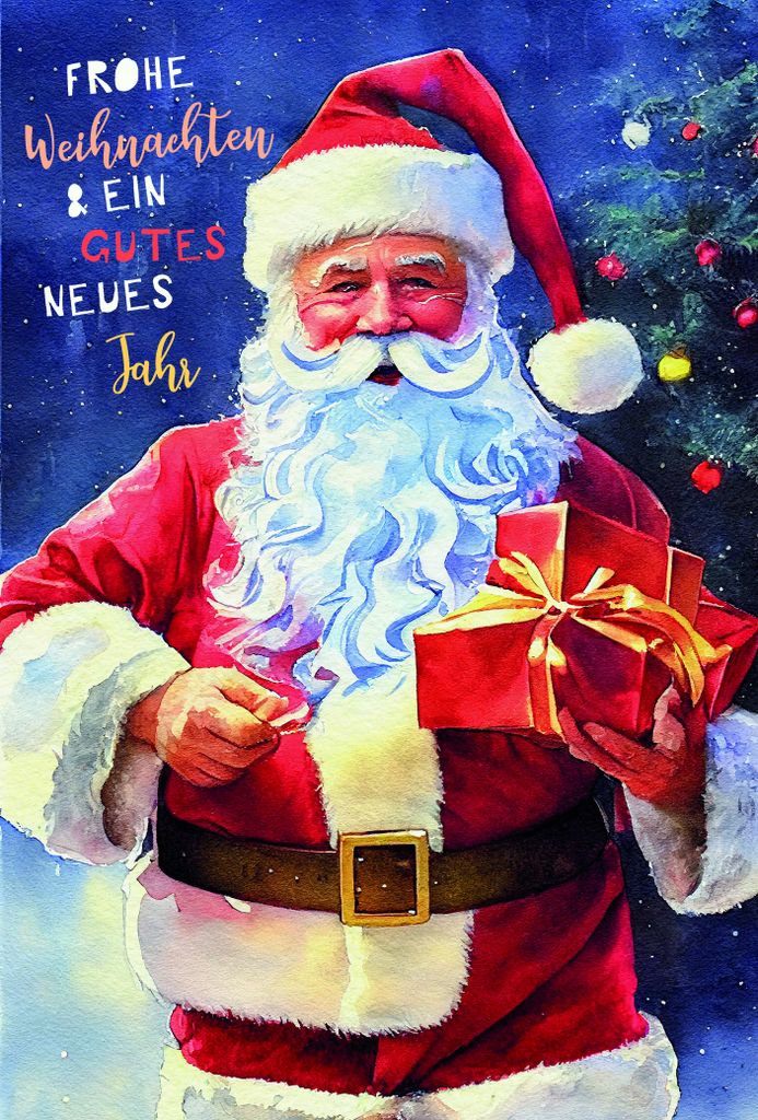 Weihnachten - Glückwunschkarten im Format 11,5 x 17 cm