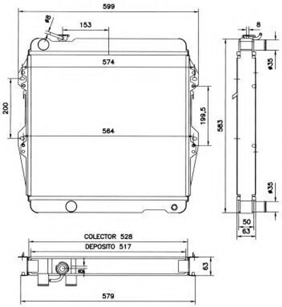 Radiateur Hilux 1640054630 : Évitez la Surchauffe Moteur avec NRF 52064