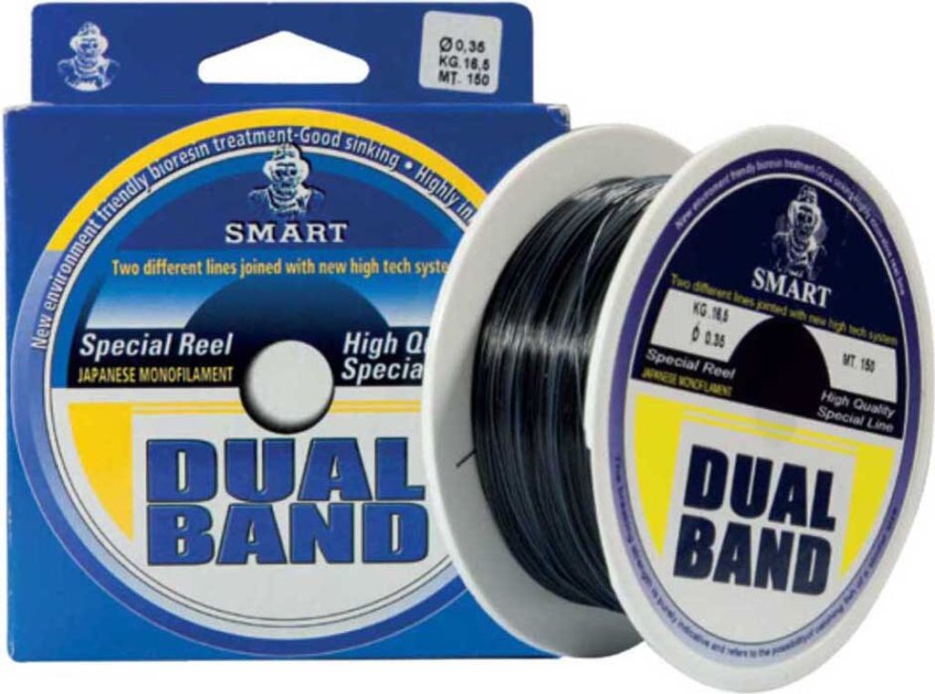 Maver Dual Band 600 M Monofile Schnüre Schwarz 0.160 mm Schwarz 0.160 mm