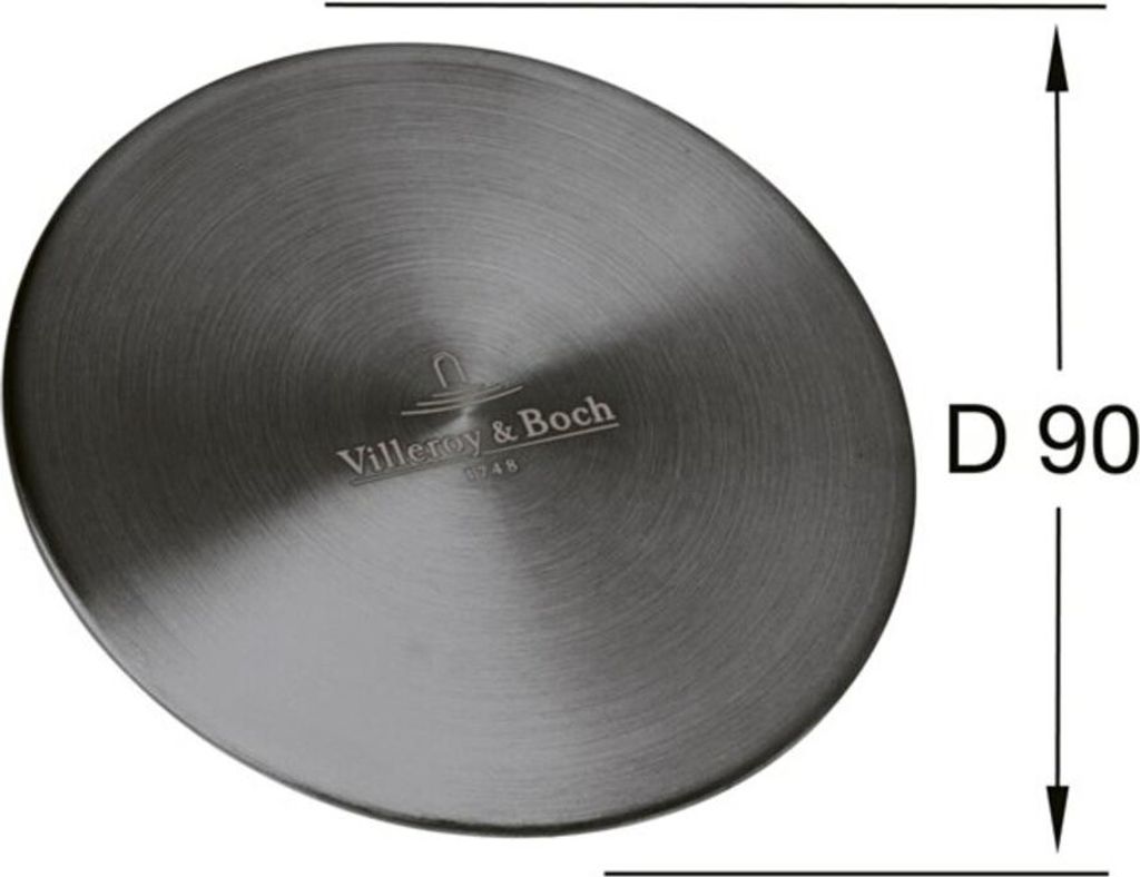 V&B Ventilabdeckung Profi 115x115mm, Anthracite