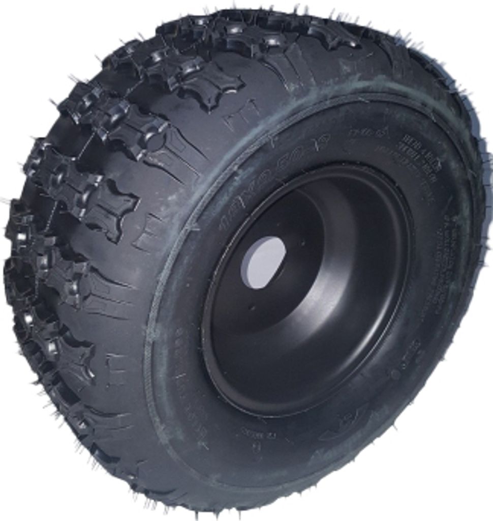 Komplettrad Ersatzreifen Felge mit Reifen 3-Loch 18x9,5-8 Produktbild 