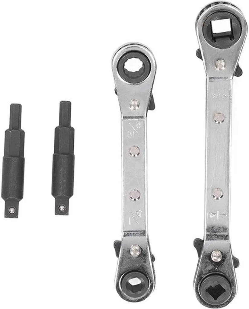 Clé cylindrique 3/8-1/4 robuste avec embout hexagonal pour maintenance HVAC