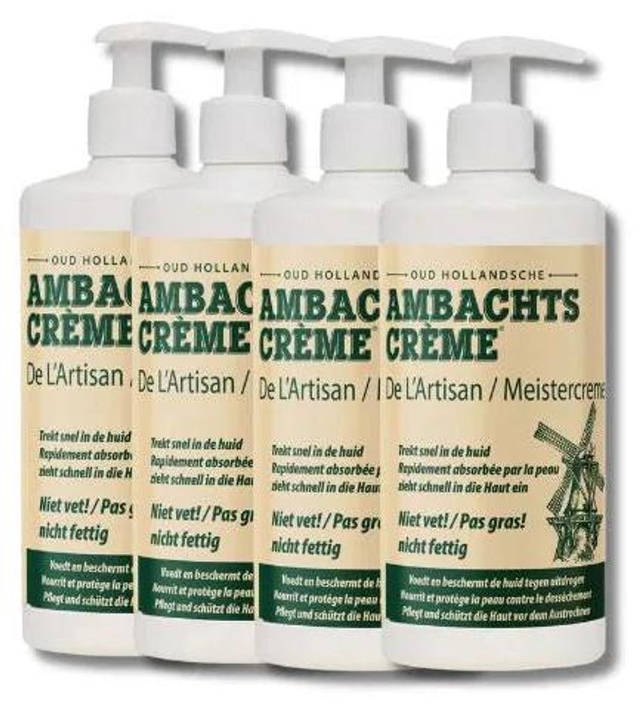 Handgefertigte Cremepumpe – 450 ml – 4 Stück Produktbild 
