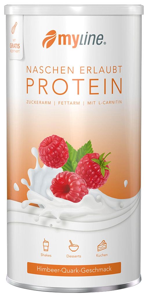 Inkospor Myline Eiweiß 400g Himbeer-Quark Produktbild 