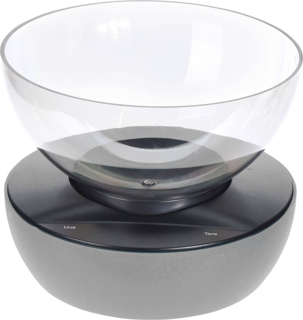 Küchenwaage, elektronisch, mit Schüssel 1,3 L, blau