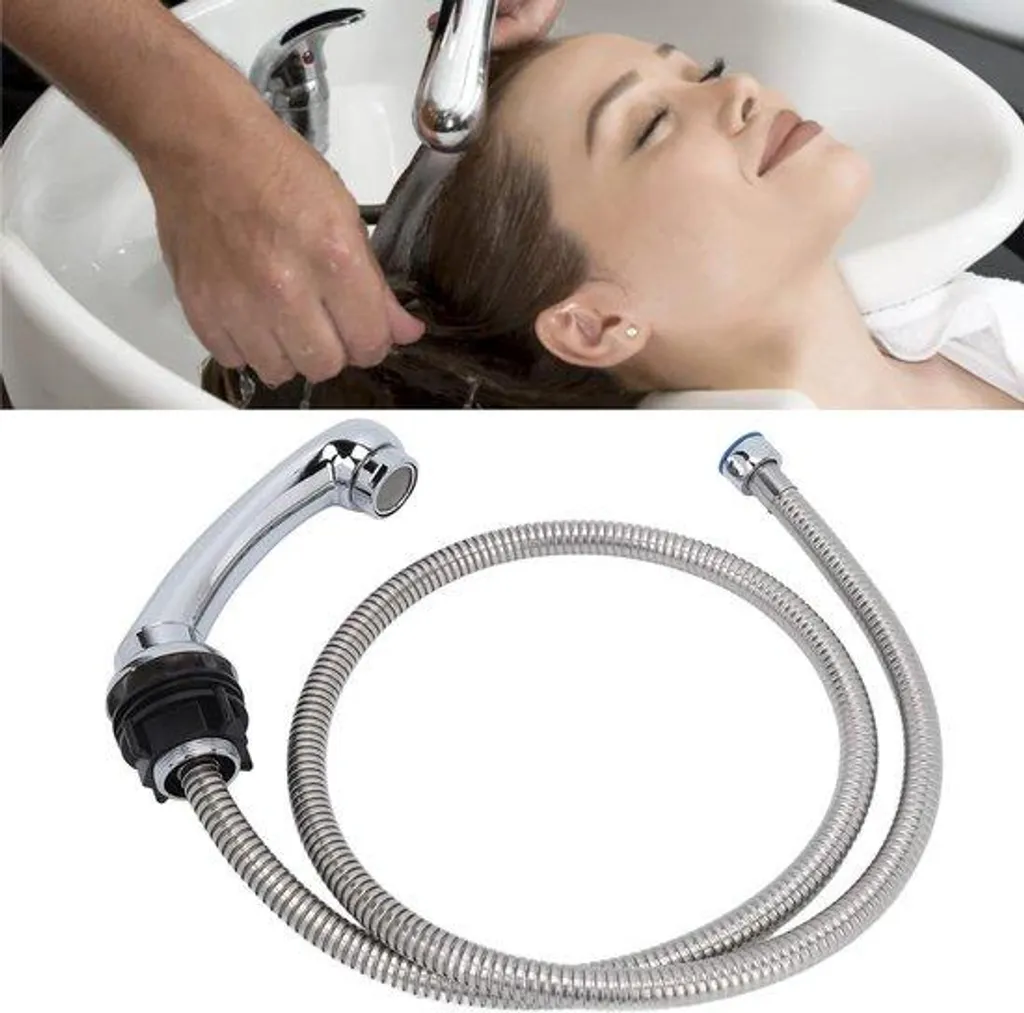 Douche professionnelle avec kit tuyau shampoing en acier inox de 50 cm