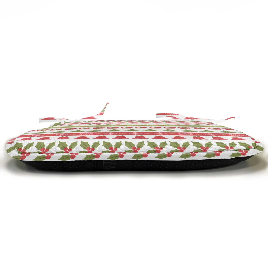 Coussin de Chaise Imperméable avec Sangles Décoration Noël 40 cm - 4