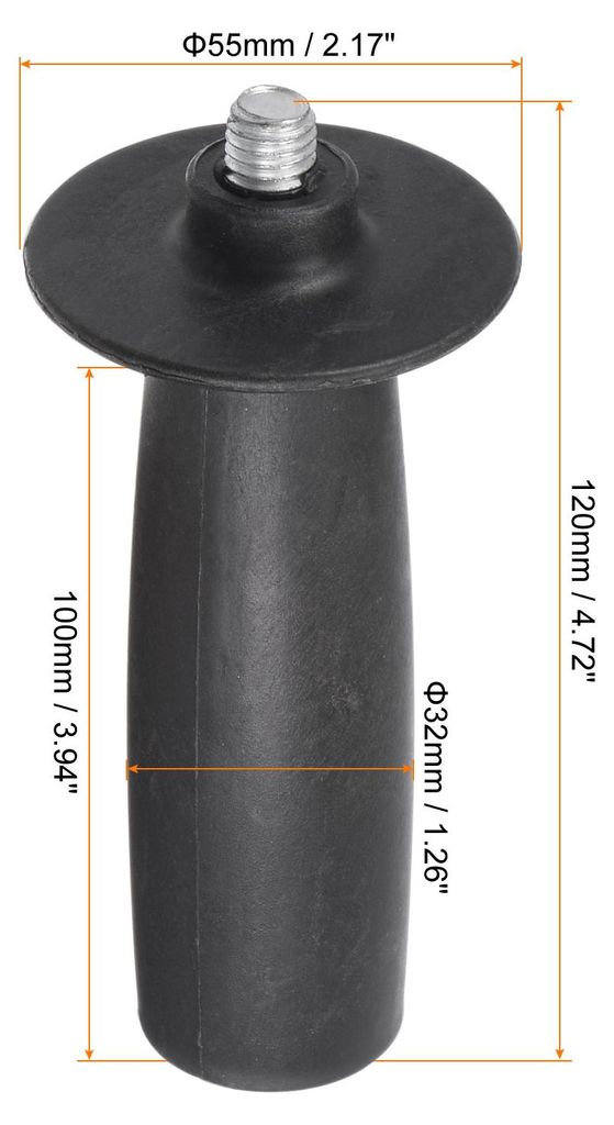 10mm Gewinde Plastik Hilfsseite Handgriff Werkzeug fš¹r Trennschleifer