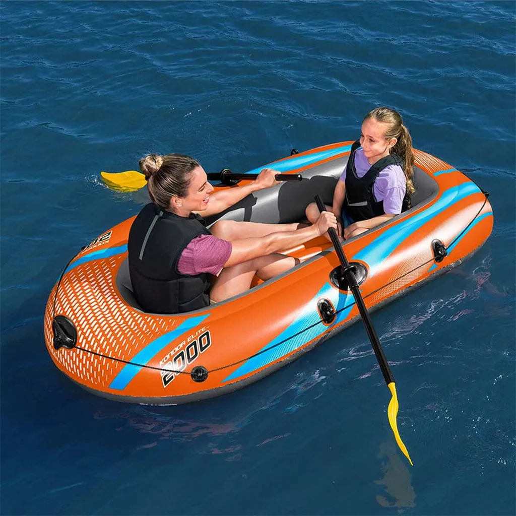 Bateau Gonflable Stable et Robuste Bestway Kondor Elite 2000 Complet