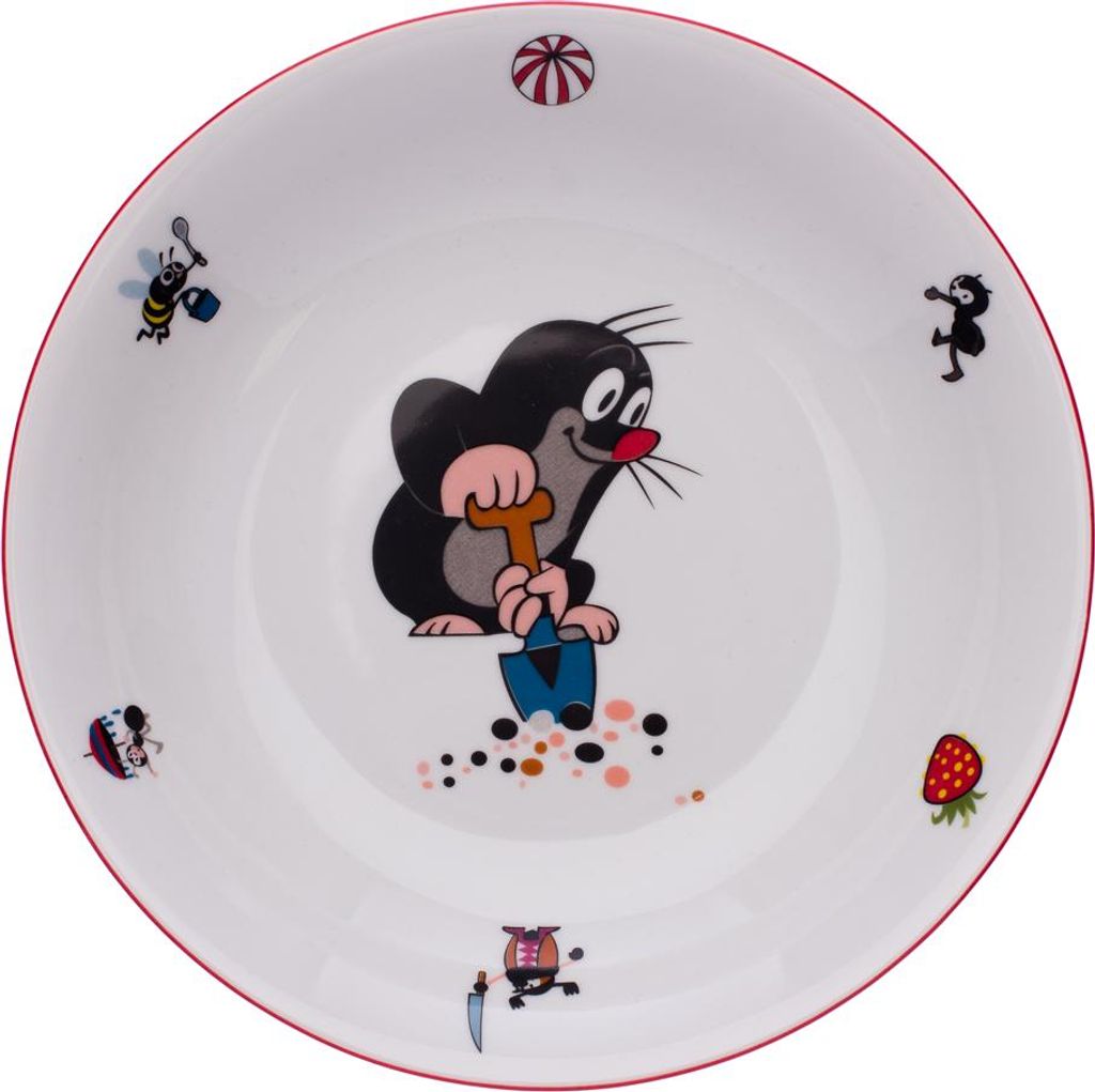 Thun 1794 Maulwurf und Spaten, tiefer Teller, 20cm, Produktbild 