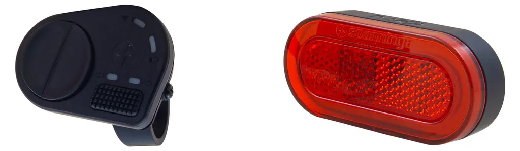 Feu arrière Spanninga Halo XEIW pour porte-bagages 6-48V vélo électrique