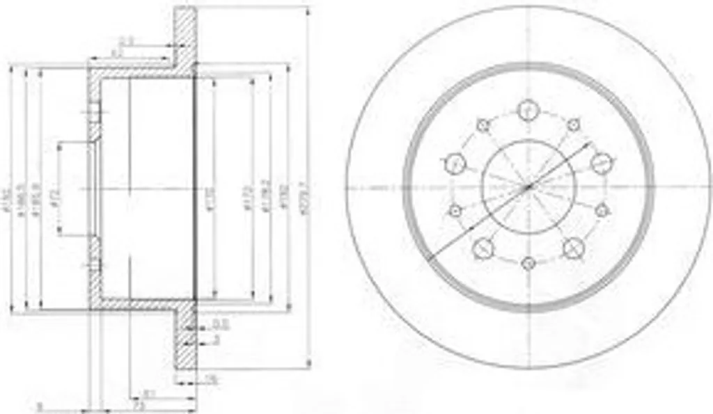 Disque de Frein Arrière pour Jumper Ducato Boxer - Haute Qualité Dr!ve+