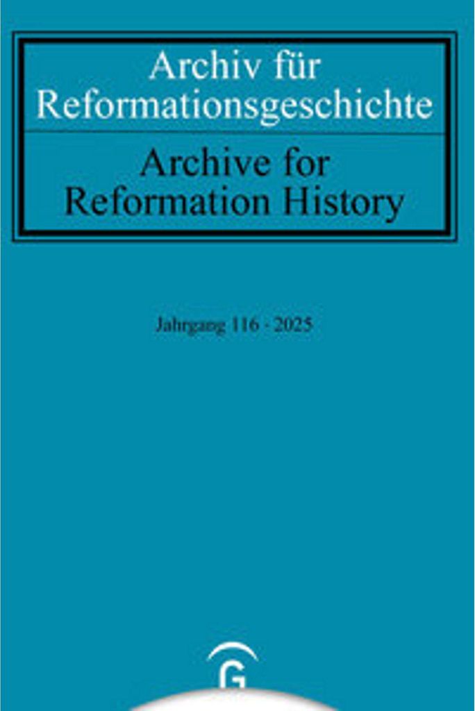 Archiv für Reformationsgeschichte - Aufsatzband