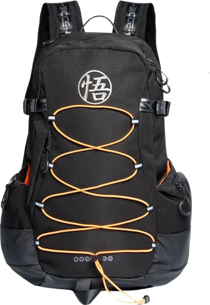 Schul- und Arbeitsrucksack Dragon Ball Pro Neon, strapazierfähig und geräumig 28x49x16cm