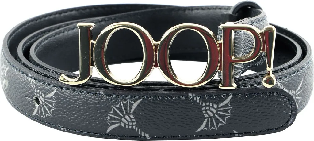 JOOP! W115 Cintura Donna 20mm Navy Blu - Vera Pelle Alta Resistenza