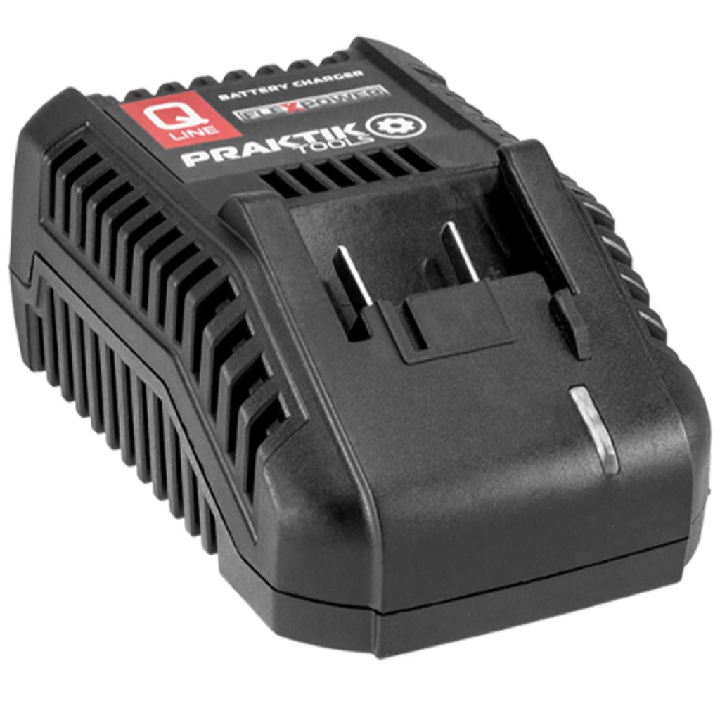 PRAKTIK Flexpower Akku-Ladegerät PTQC01 3A Ladestrom Produktbild 1