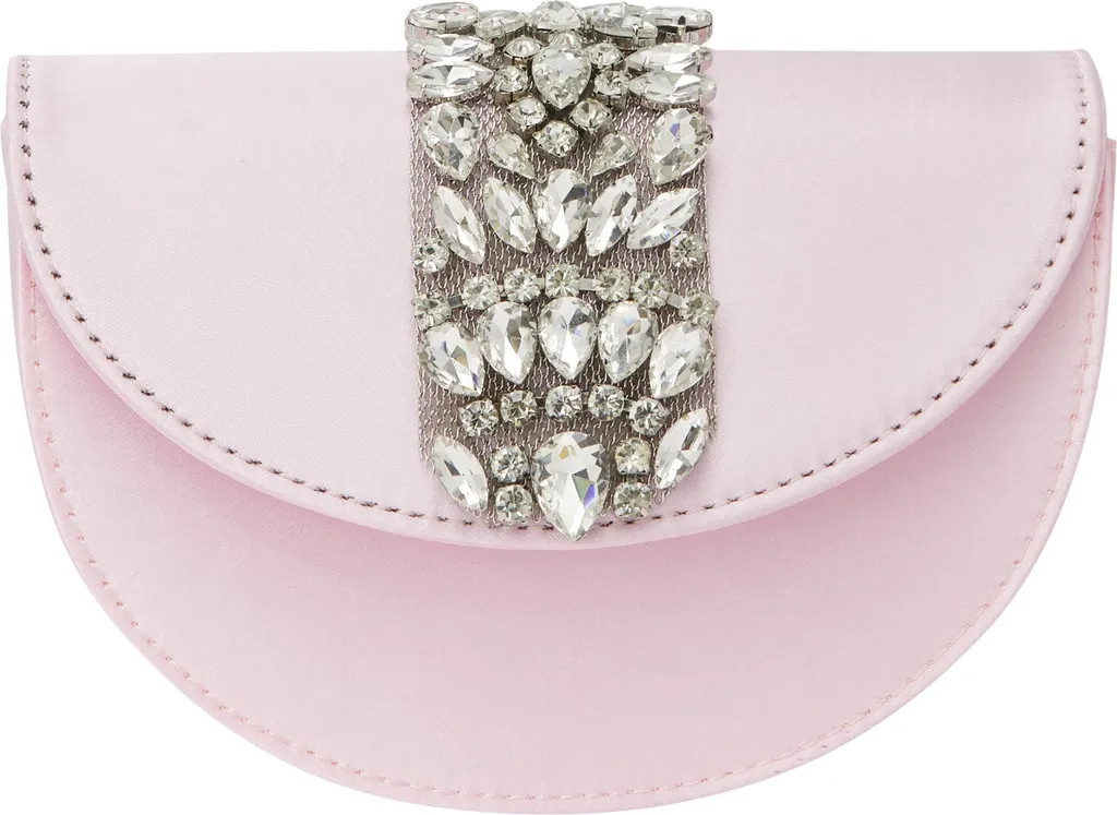 Pochette de cérémonie rose FENIA - Idéale pour mariage et soirée femme chic