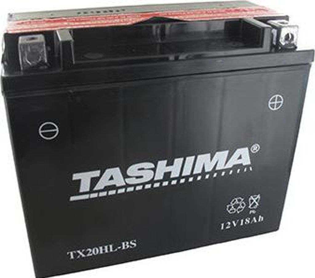 Wasserdichte Hochleistungs-Blei-Batterie Wartungsfrei 12V, 18Ah. L: 175, B: 87, H: 155 mm, + rechts Für Motorräder, Jet-Ski, Quads.