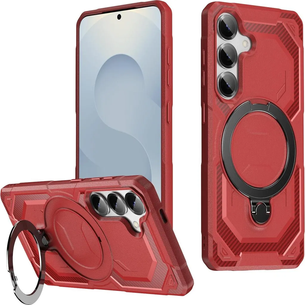 Custodia Samsung S24 Plus Rosso MagSafe - Idea Regalo Phonesta IronLock