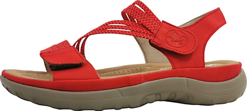 Rieker  Chaussures pour femmes Sandales Rouge Loisirs, Image du produit 
