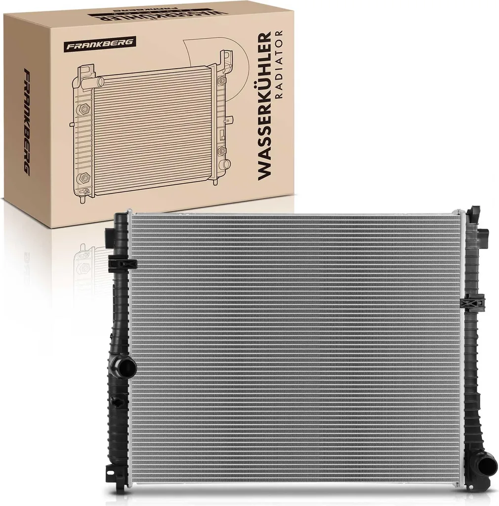 Radiateur moteur en aluminium Frankberg pour BMW 320i 330i Z4 2.0L Noir