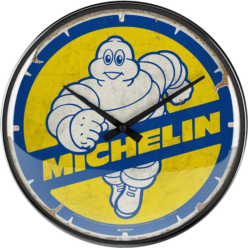 Nostalgic-Art - Wanduhr - Michelin - Bibendum 80s Produktbild 