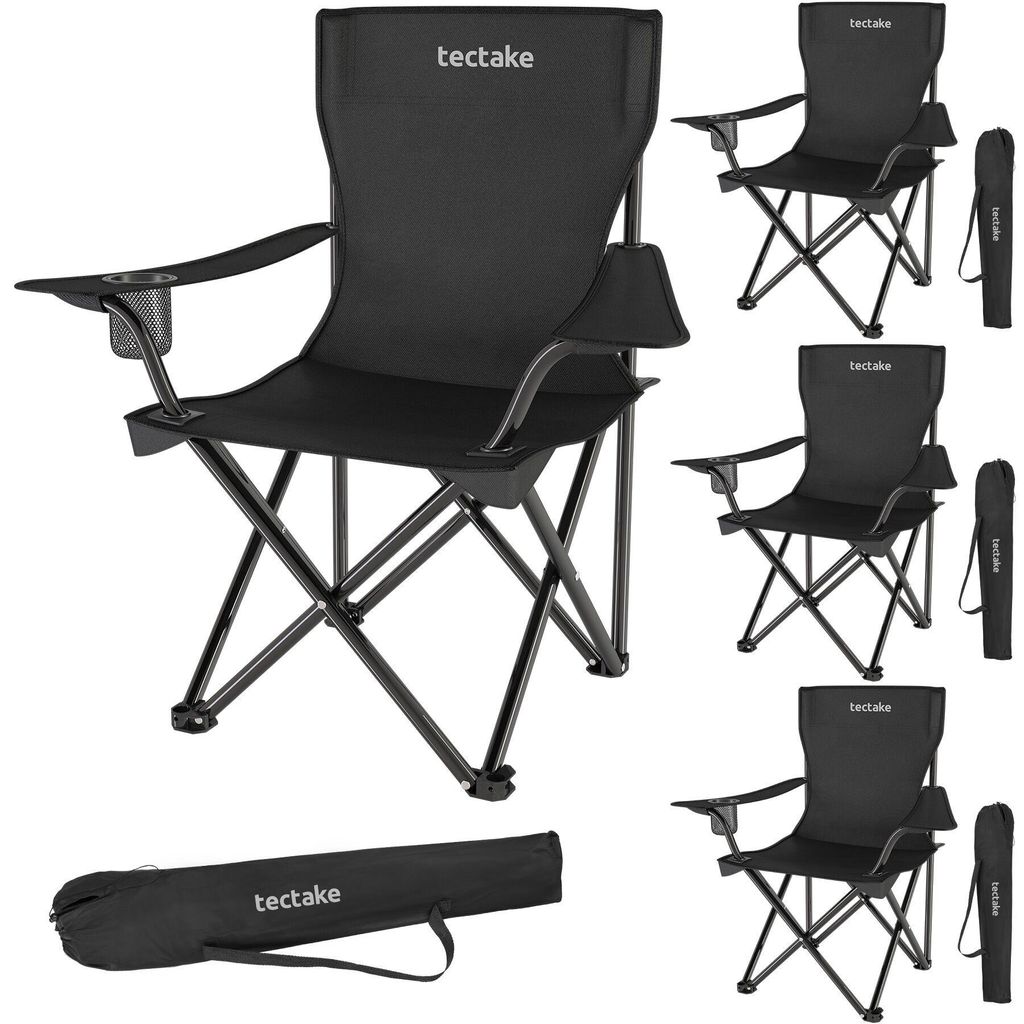 tectake® Set kempingová židle Gil 80 x 48 x 84,5 cm Obrázek produktu 