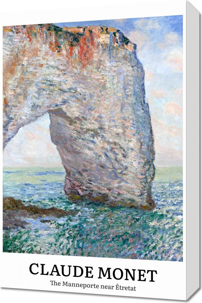 Bild 40x60cm Design The Manneporte, Monet Vintage für das Wohnzimmer