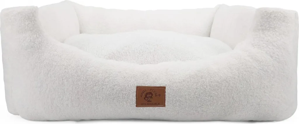 Lit pour chien lavable 95x75 cm sofa moelleux avec bords surélevés - 5