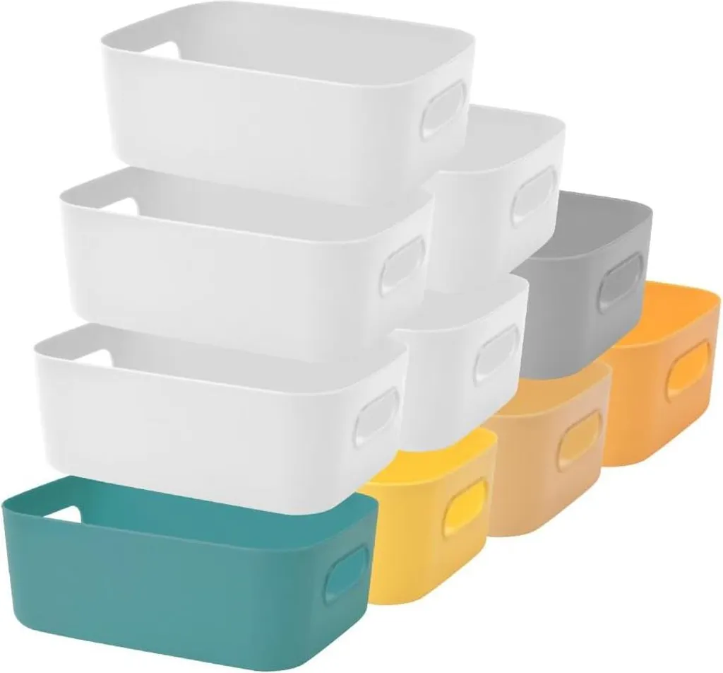 Boîtes de rangement plastique avec poignées ergonomiques et solides