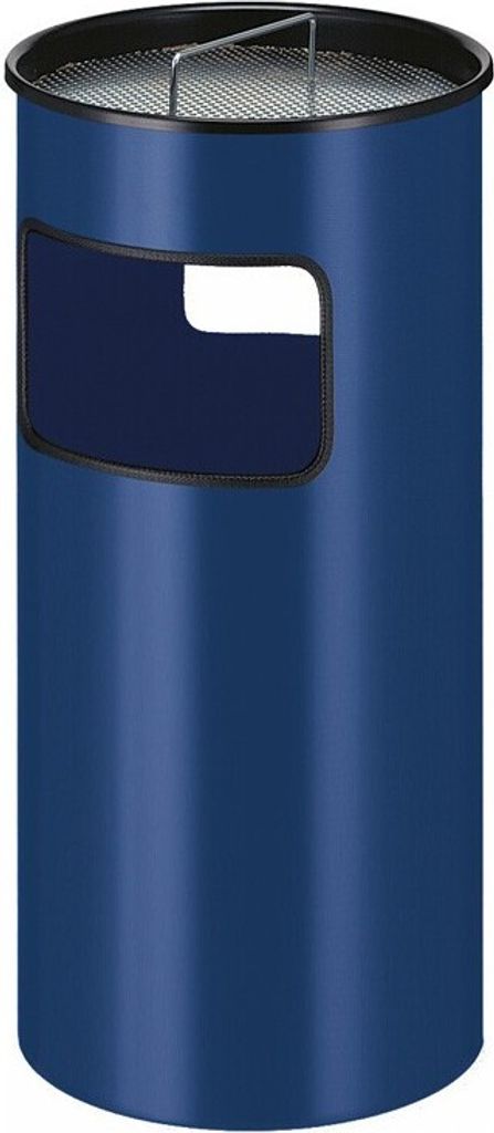Ascher-Papierkorb, 50 Liter, Farbe:Blau