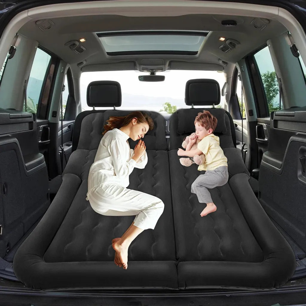 Lit de voiture arrière gonflable extra robuste pour SUV et berlines - 5