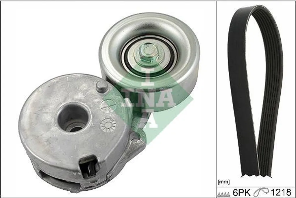 Kit courroies crantées pour Clio Megane Fluence - INA 529 0225 10