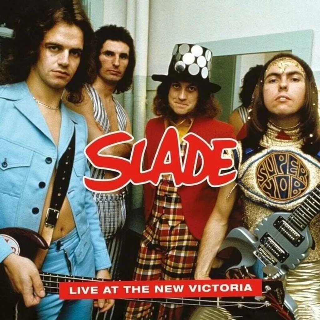 Vinyle Slade Live New Victoria idéal pour collectionneur rock